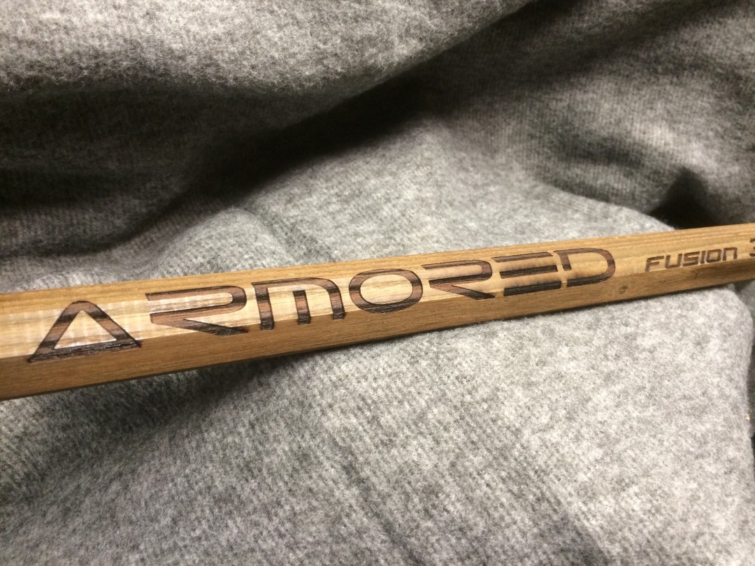 Sky Wood Lacrosse Shaft Custom Engraving