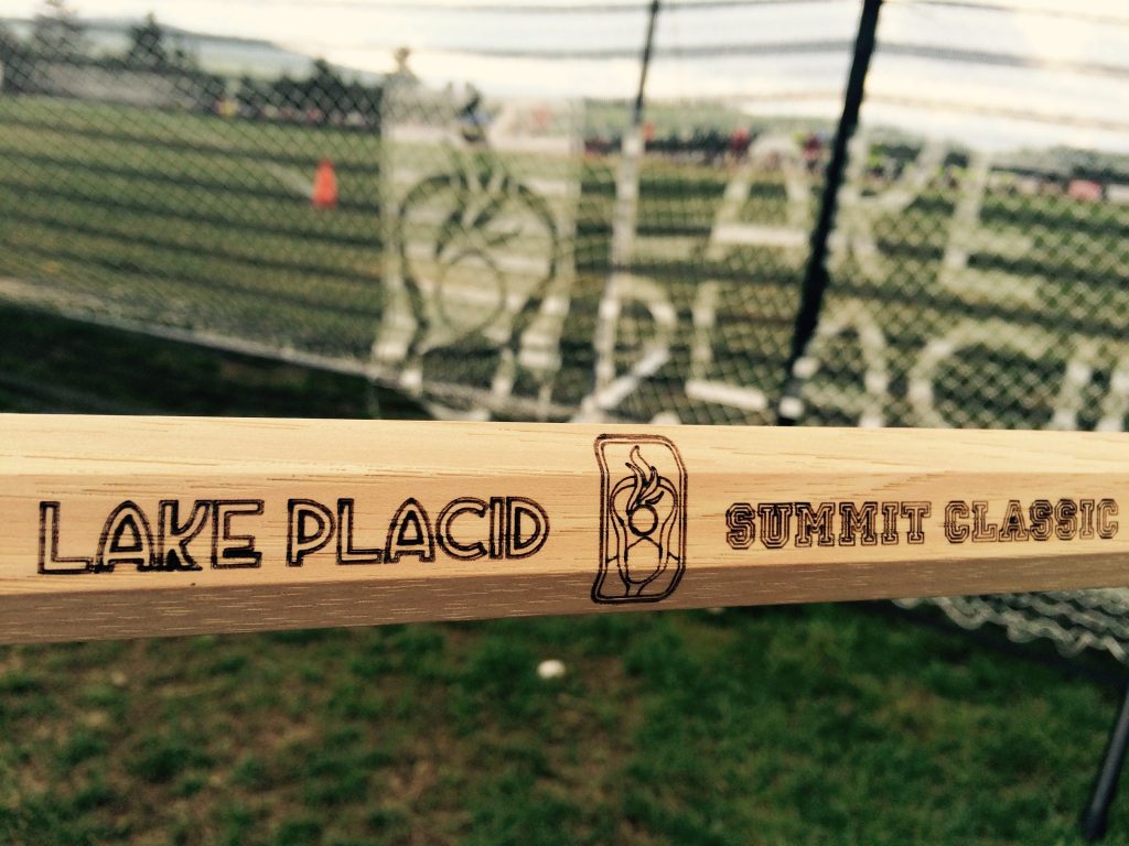 Sky Wood Lacrosse Shaft Custom Engraving